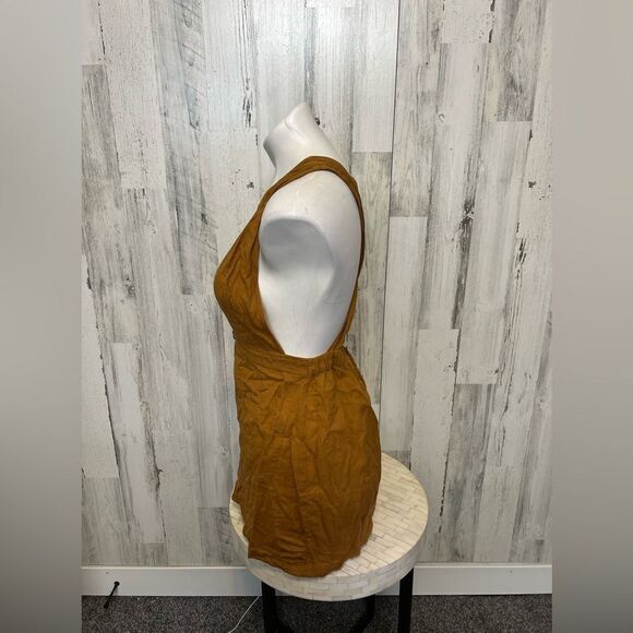 Brown over all dress - Picture 1 of 8